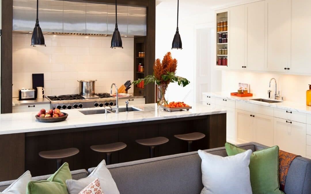 OPEN AND INTEGRATED KITCHENS IN THE LIVING-DINING ROOM
