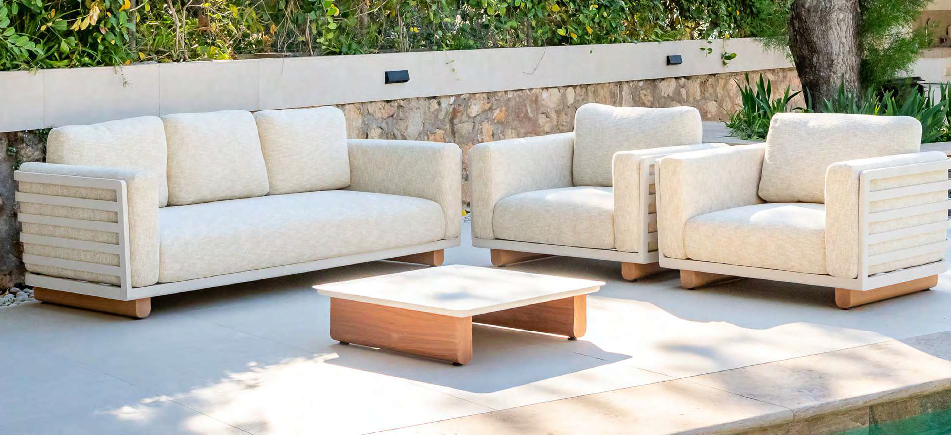 SOFA SET VEGA BLANCO