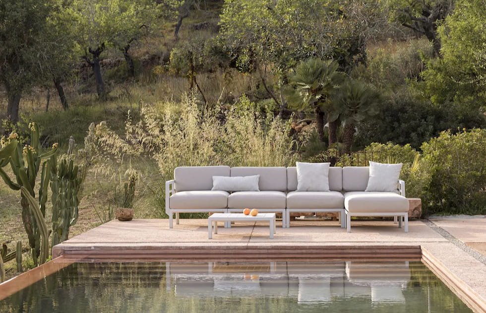 modular outdoor sofa for terrace