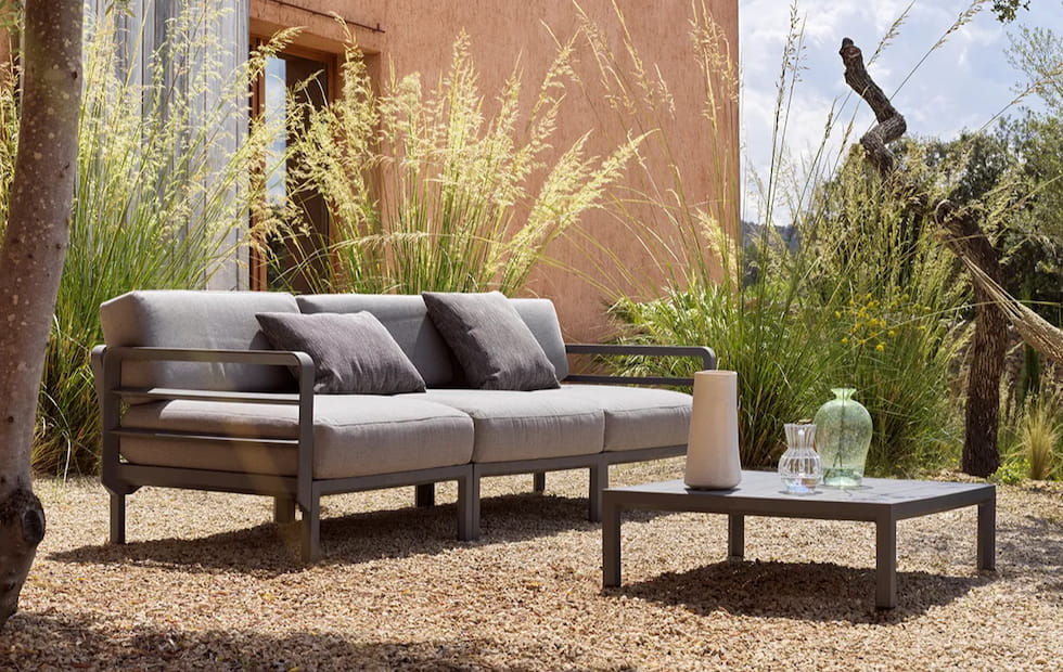 modular outdoor sofa terrace design